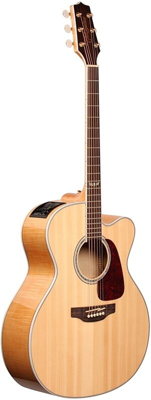 open zoom image for Takamine GJ72CE Jumbo Acoustic-Electric Guitar, Natural, Body Left Front