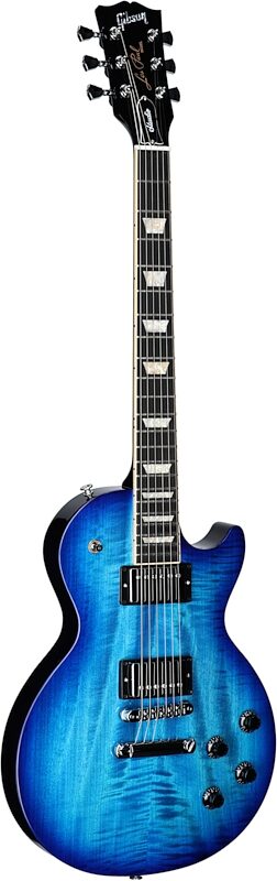 open zoom image for Gibson Les Paul Studio Session Electric Guitar (with Soft Case), Cobalt Burst, Body Left Front