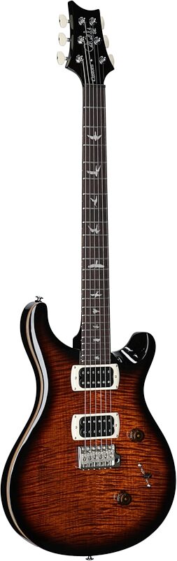 open zoom image for PRS Paul Reed Smith SE Custom 24 Electric Guitar (with Gig Bag), Black Gold Burst, Body Left Front