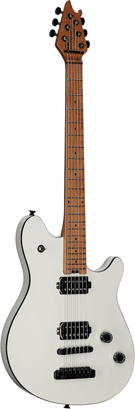 open zoom image for EVH Eddie Van Halen Limited Edition Wolfgang Special TOM Archtop Electric Guitar, Husk White, Body Left Front