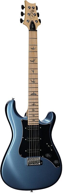 open zoom image for PRS Paul Reed Smith SE NF3 Electric Guitar, Maple Fretboard (with Gig Bag), Ice Blue Metallic, Body Left Front