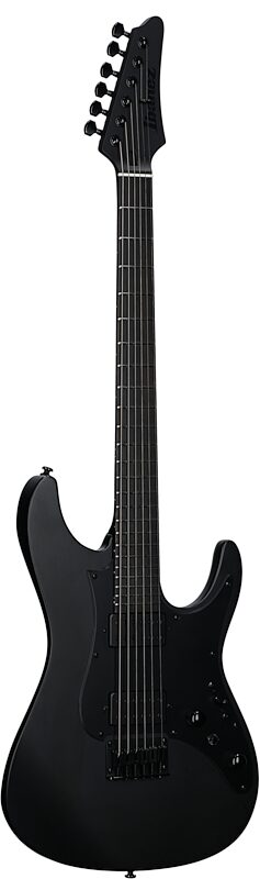 open zoom image for Ibanez AZ41B1 Iron Label Electric Guitar (with Gig Bag), Black Flat, Body Left Front