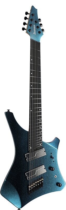 open zoom image for Ibanez Alpha Series A527 Electric Guitar, 7-String (with Gig Bag), Nebula Shift, Body Left Front
