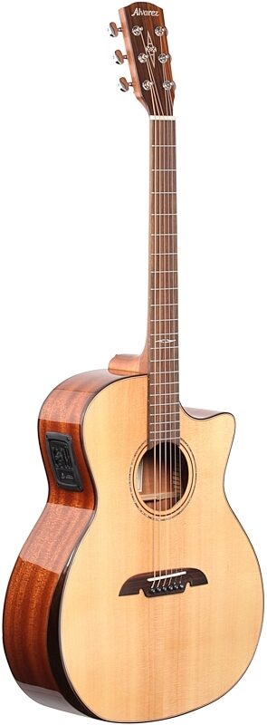 open zoom image for Alvarez AG60CEAR Grand Auditorium Cutaway Acoustic-Electric Guitar, New, Body Left Front
