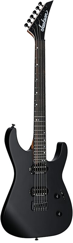 open zoom image for Jackson American Series Virtuoso HT Electric Guitar, (with Case), Satin Black, Body Left Front