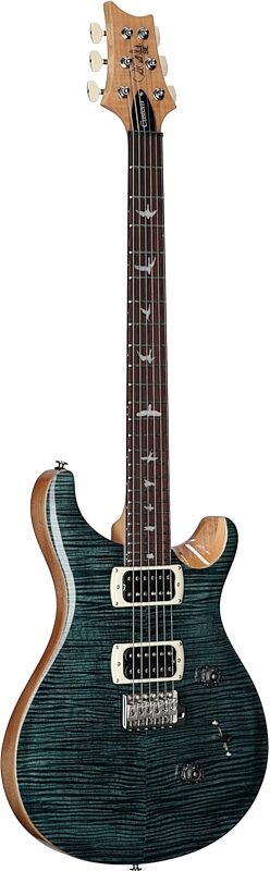 open zoom image for PRS Paul Reed Smith SE Custom 24 Electric Guitar (with Gig Bag), Slate Blue, Body Left Front