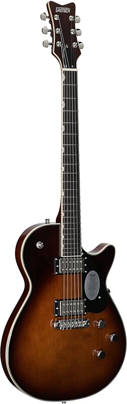 open zoom image for Gretsch Electromatic Premier Jet Electric Guitar, Robusto Burst, Body Left Front