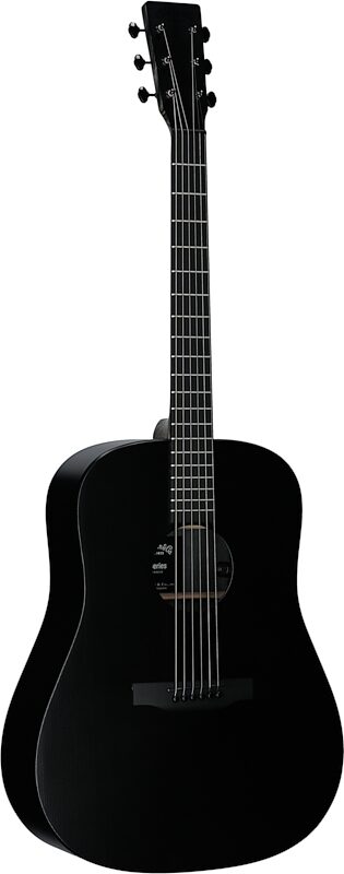 open zoom image for Martin Black-Out Special Exclusive Acoustic-Electric Guitar (with Gig Bag), Black, Body Left Front