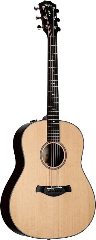 open zoom image for Taylor 517e Grand Pacific Builder's Edition Acoustic-Electric Guitar (with Case), Natural, Body Left Front