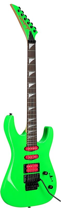 open zoom image for Jackson X Series Dinky DK3XR HSS Electric Guitar, Neon Green, Body Left Front