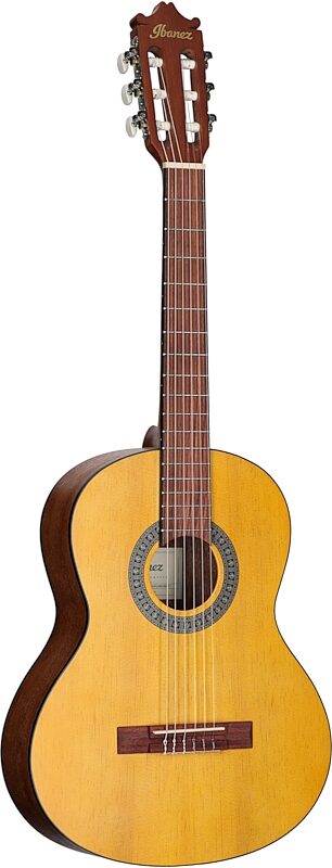 open zoom image for Ibanez GA2 3/4-Size Classical Acoustic Guitar, Open Pore Amber, Body Left Front