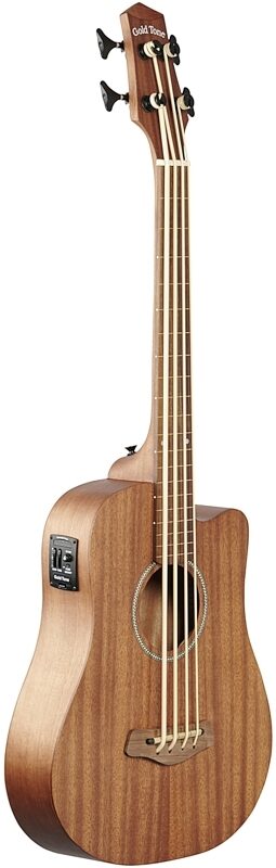 open zoom image for Gold Tone M-Bass 23 Acoustic-Electric Fretless Bass Guitar, New, Body Left Front