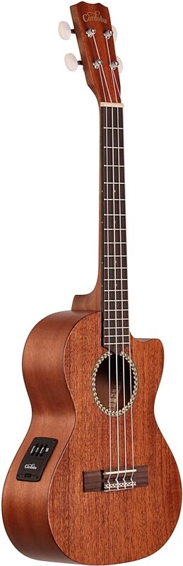 open zoom image for Cordoba 20TMCE Tenor Acoustic Electric Ukulele, New, Body Left Front