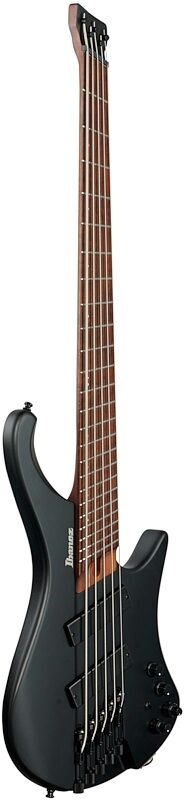 open zoom image for Ibanez EHB1005MS Bass Guitar, 5-String (with Gig Bag), Flat Black, Body Left Front