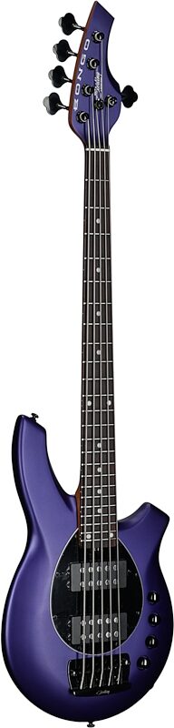 open zoom image for Sterling by Music Man Bongo 5 Electric Bass, 5-String, Firemist Purple, Rosewood Fretboard, Body Left Front