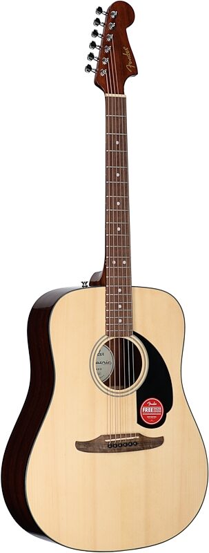 open zoom image for Fender California Standard Redondo Acoustic Guitar, Natural, Body Left Front