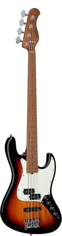 open zoom image for Sadowsky MetroExpress 21-Fret P/J Electric Bass, Maple Fingerboard (with Gig Bag), Sunburst, Body Left Front