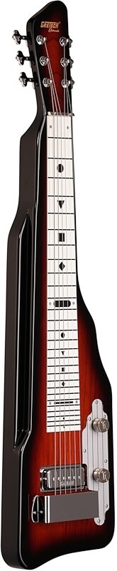 open zoom image for Gretsch G5715 Lap Steel Guitar, Tobacco Sunburst, Body Left Front