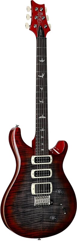 open zoom image for PRS Paul Reed Smith SE Studio V2 Electric Guitar (with Gig Bag), Charcoal Cherry Burst, Body Left Front