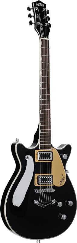 open zoom image for Gretsch G5222 Electromatic Double Jet BT Electric Guitar, Black, Body Left Front