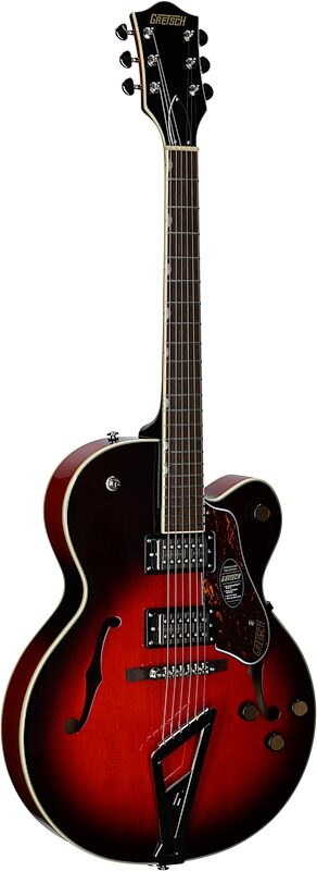 open zoom image for Gretsch G2420 Streamliner Hollowbody Electric Guitar, Claret Burst, Body Left Front