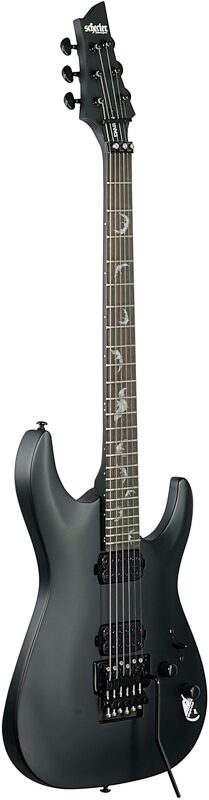 open zoom image for Schecter Damien-6FR Electric Guitar, Satin Black, Body Left Front