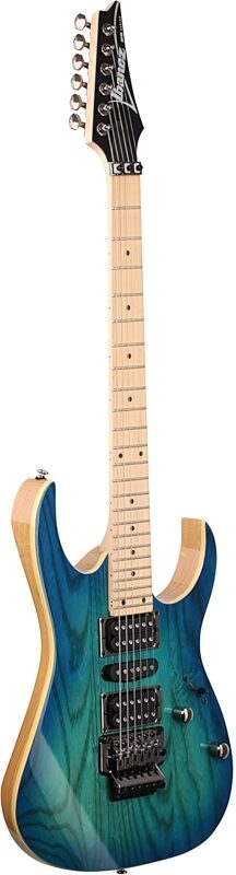 open zoom image for Ibanez RG470AHM Electric Guitar, Blue Moon Burst, Open Box (Good), Body Left Front