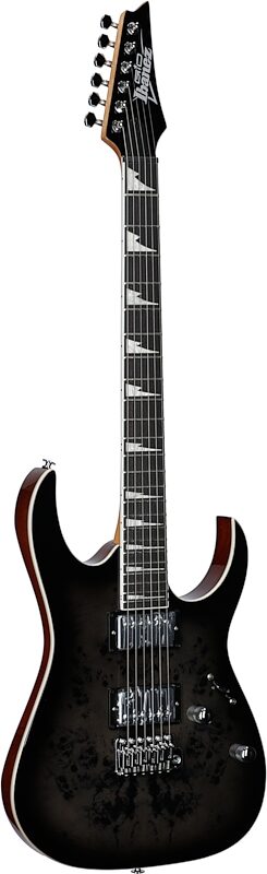 open zoom image for Ibanez GRG220PA1 Gio Electric Guitar, Black Burl, Body Left Front