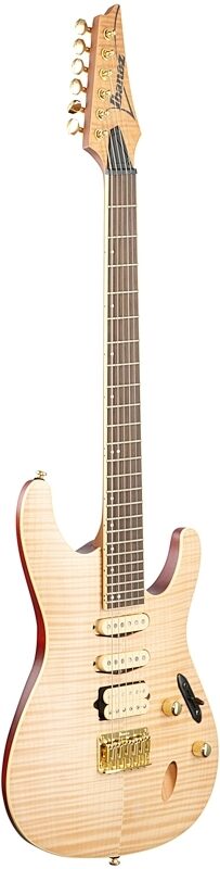 open zoom image for Ibanez SEW761FM Electric Guitar, Natural Flat, Body Left Front