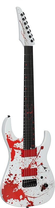 open zoom image for Legator Ninja 7 Slaughter Series Electric Guitar, 7-String, Bonebreaker White, Body Left Front