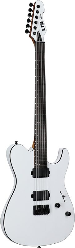 open zoom image for ESP LTD TH-1000 Electric Guitar, Snow White, Body Left Front