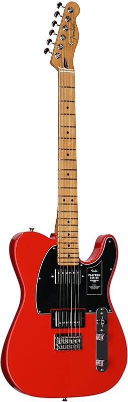 open zoom image for Fender Player II Telecaster HH Electric Guitar, with Maple Fingerboard, Coral Red, Body Left Front