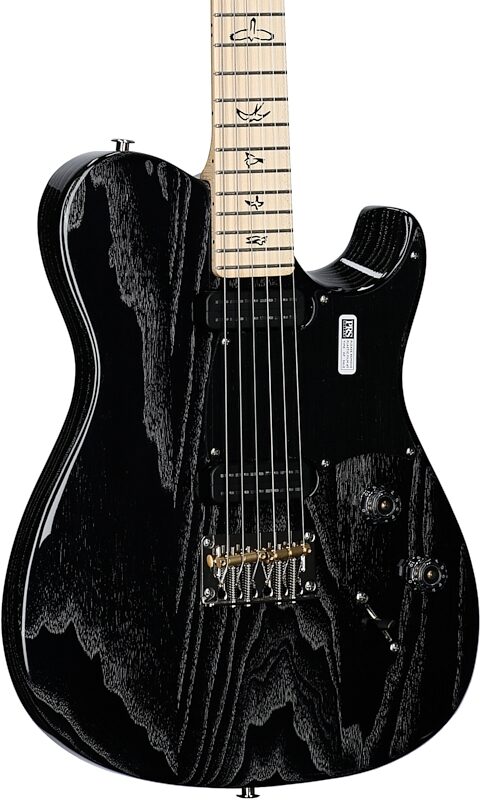 open zoom image for PRS Paul Reed Smith NF 53 Electric Guitar (with Gig Bag), Black Doghair, Serial Number 0389115, Full Left Front