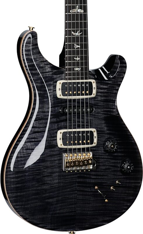 open zoom image for PRS Paul Reed Smith Modern Eagle V 10-Top Electric Guitar, (with case), Gray Black, Serial Number 0388698, Full Left Front