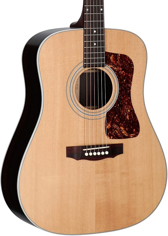 open zoom image for Guild D-50 Standard Dreadnought Acoustic Guitar, Natural, Serial Number C240652, Full Left Front