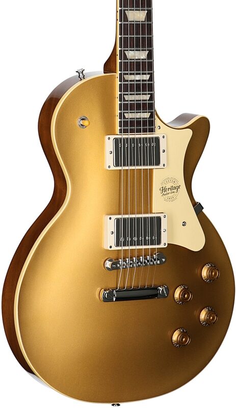 open zoom image for Heritage Custom Core H-150 Plain Top Electric Guitar (with Case), Gold Top, Serial Number HC1250455, Full Left Front