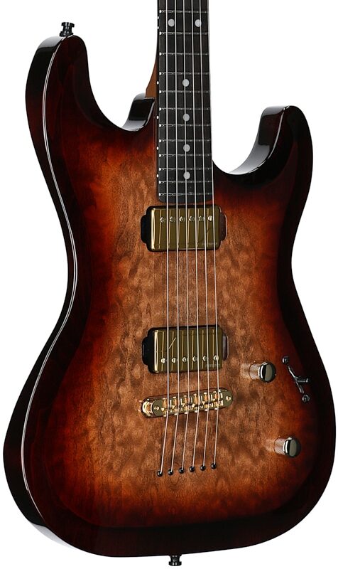 open zoom image for Godin Artisan ST-II EN Electric Guitar (with Case), Whiskey Burst, Serial Number 25314519, Full Left Front