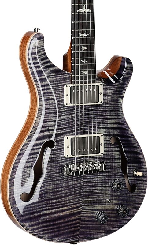 open zoom image for PRS Paul Reed Smith Hollowbody II Electric Guitar (with Case), Aurora Borealis, Serial Number 0409578, Full Left Front