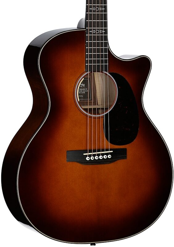 open zoom image for Martin GPCE Inception Maple Acoustic-Electric Guitar (with Case), New, Serial Number M2978688, Full Left Front