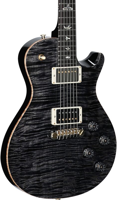 open zoom image for PRS Paul Reed Smith Tremonti Stoptail 10-Top Electric Guitar (with Case), Gray Black, Serial Number 0409487, Full Left Front