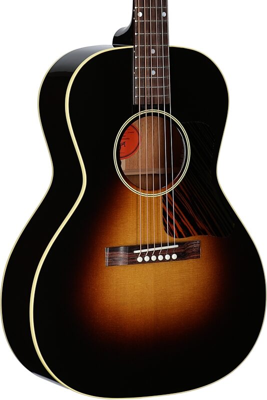 open zoom image for Gibson L-00 Original Acoustic-Electric Guitar (with Case), Vintage Sunburst, Serial Number 22045122, Full Left Front
