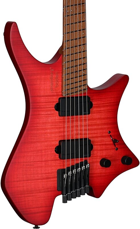 open zoom image for Strandberg Boden Original Series N2.6 Electric Guitar (with Gig Bag), Sunset Coral Burst Satin, Serial Number C2506744, Full Left Front