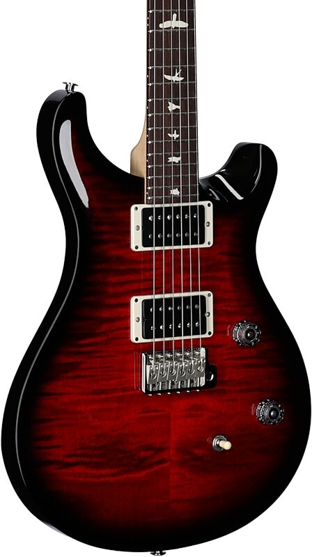 open zoom image for PRS Paul Reed Smith CE24 Electric Guitar (with Gig Bag), Fire Red Wraparound Smokeburst, Serial Number 0408692, Full Left Front