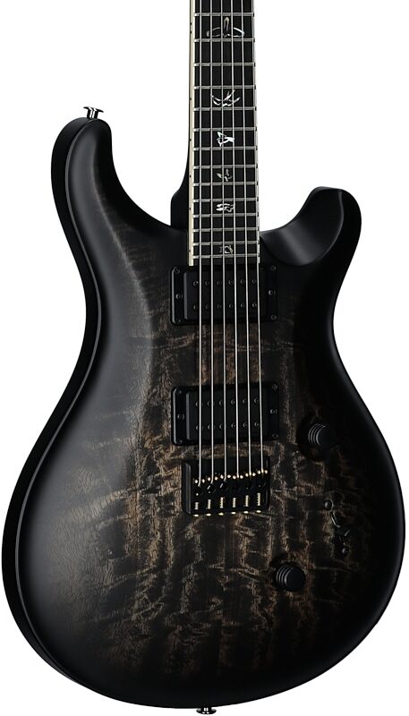 open zoom image for PRS Paul Reed Smith Mark Holcomb Wraparound Electric Guitar (with Case), Charcoal Wraparound Burst, Serial Number 0409456, Full Left Front