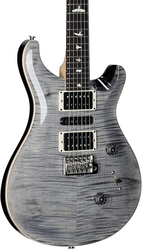 open zoom image for PRS Paul Reed Smith CE 24 Special Limited Electric Guitar, Faded Gray Black, Serial Number 0418393, Full Left Front
