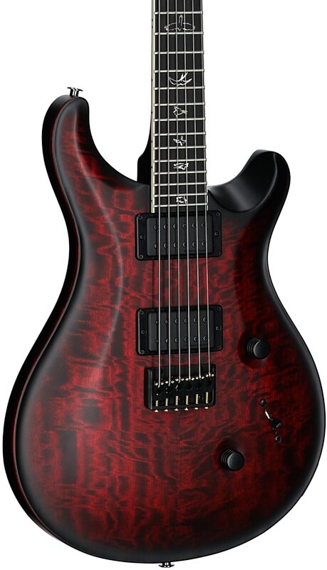 open zoom image for PRS Paul Reed Smith Mark Holcomb Wraparound Electric Guitar (with Case), Fire Smokeburst, Serial Number 0416740, Full Left Front