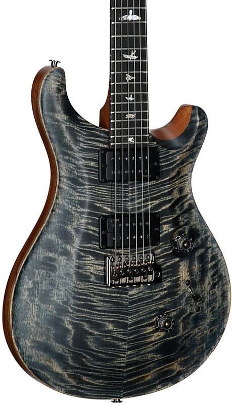 open zoom image for PRS Paul Reed Smith 40th Anniversary Custom 24 Satin Limited Edition Electric Guitar, Faded Whale, Serial Number 0416416, Full Left Front