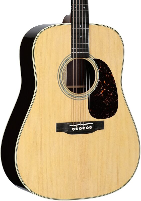 open zoom image for Martin D-28-v2 Acoustic Guitar (with Case), Natural, Serial Number M3013152, Full Left Front