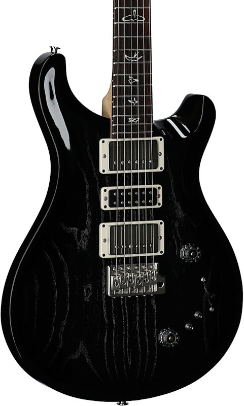 open zoom image for PRS Paul Reed Smith Swamp Ash Special Electric Guitar, with Rosewood Fingerboard (with Gig Bag), Black Doghair Smokeburst, Serial Number 0405623, Full Left Front