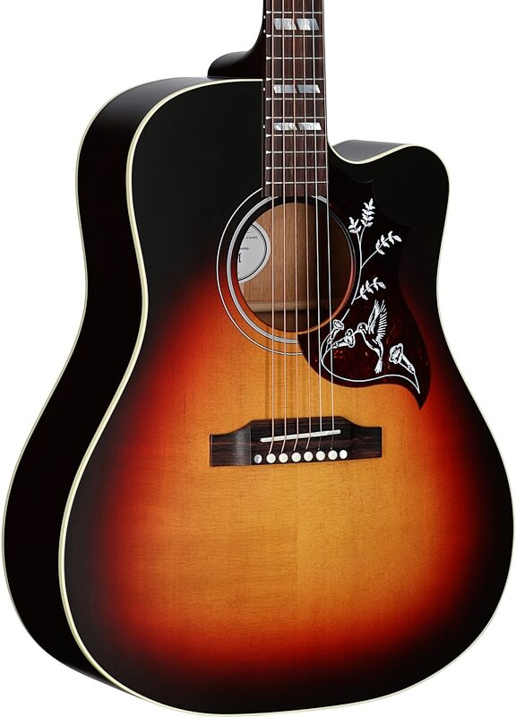 open zoom image for Gibson Hummingbird Studio EC Acoustic-Electric Guitar (with Case), Tri-Burst Satin, Serial Number 23035091, Full Left Front